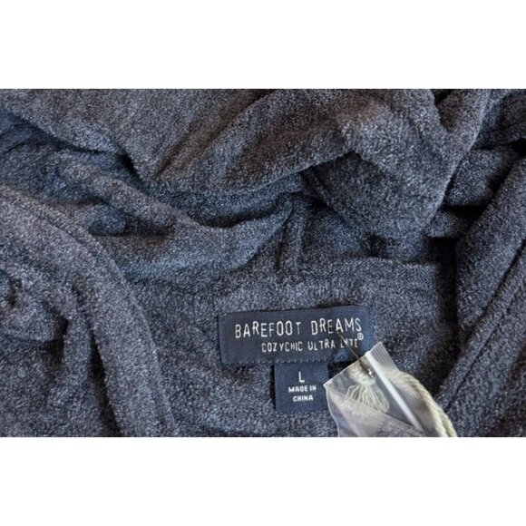 Barefoot Dreams Jacket Mens L CozyChic Ultra Lite Full Zip Hooded Jacket UNISEX - Picture 5 of 10